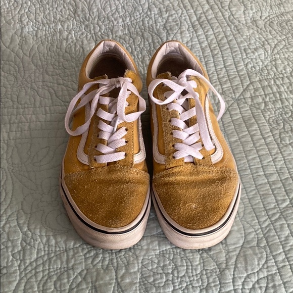 Butter Yellow Vans with Suede and Cotton Upper - Picture 4 of 7